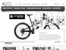 Tablet Screenshot of cyclesboyer.com